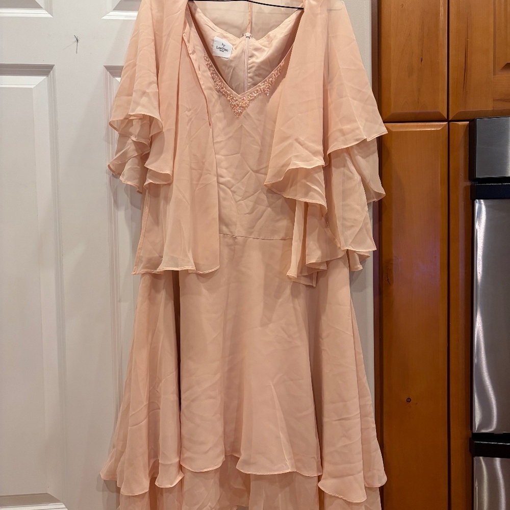 Blush Color Mother of the Bride Dress Sz 14 New